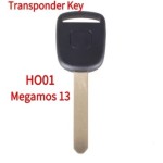 Honda HO01 Megamos 13 Transponder Key(OEM chip)(No logo)